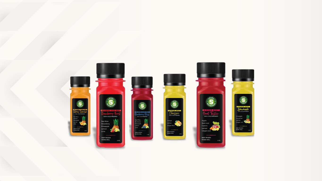 Each 2 oz shot is packed with powerful ingredients like ginger, turmeric, and sea moss to support digestion, immunity, and overall wellness.