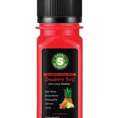 Strawberry Burst Sea Moss Shot - 12 Pack